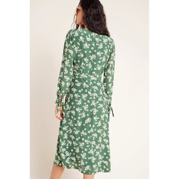 Anthropologie Saiorse Floral Midi Dress, UK4/US0 - Picture 2 of 5